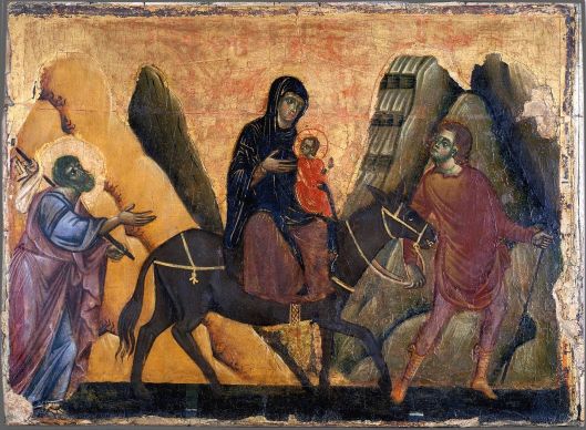 Fuga in Egitto, Guido da Siena, XIII secolo