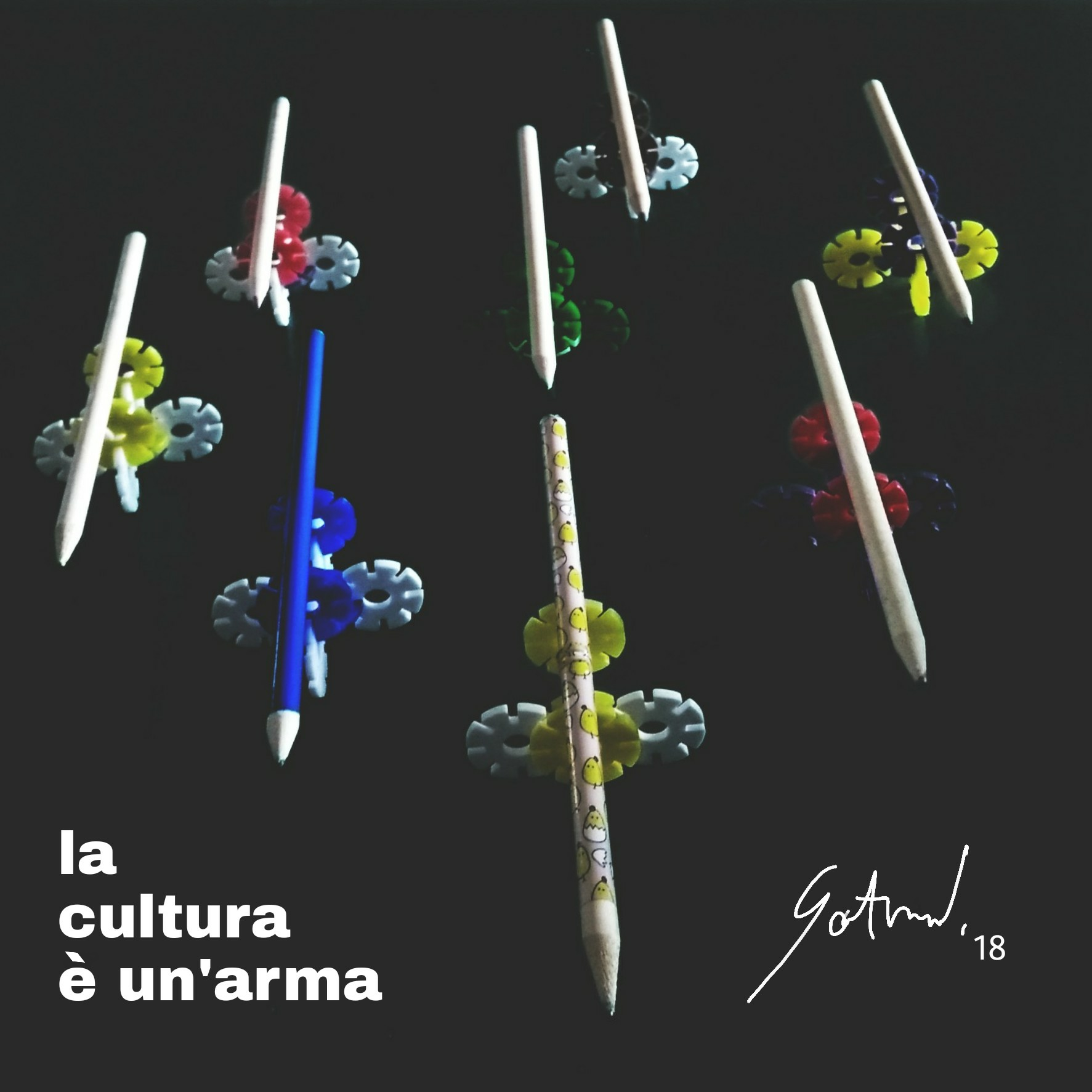 La cultura è un'arma by Aitan Vergara
